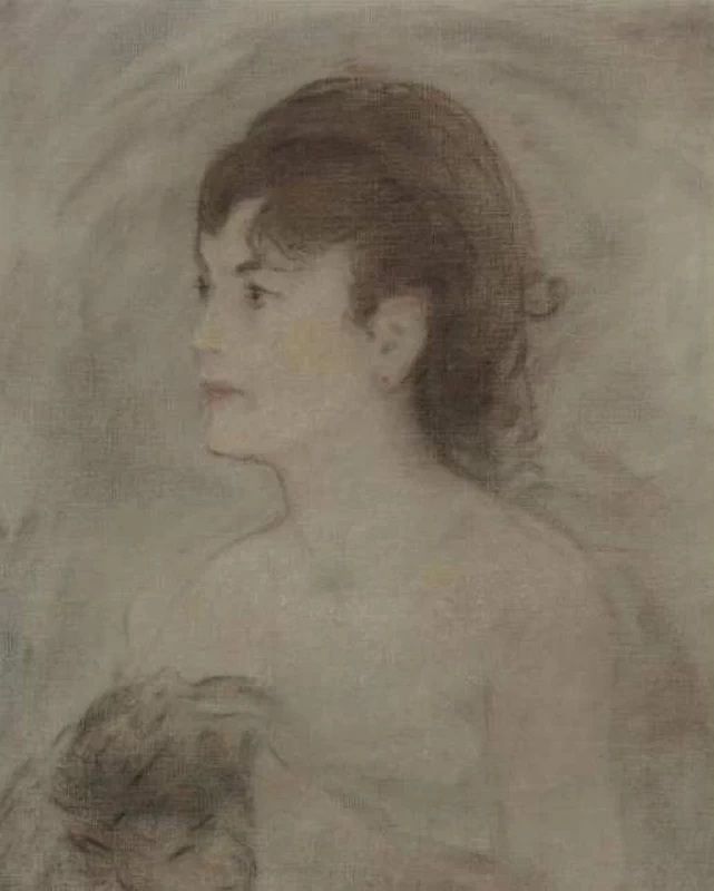  114-Édouard Manet, Giovane donna con décolleté, 1882 